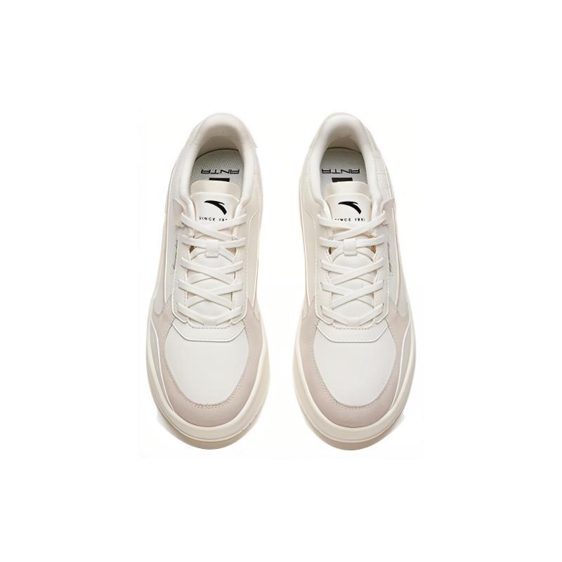 Anta Low-Top Skateboard Shoes Men's White Sneakers