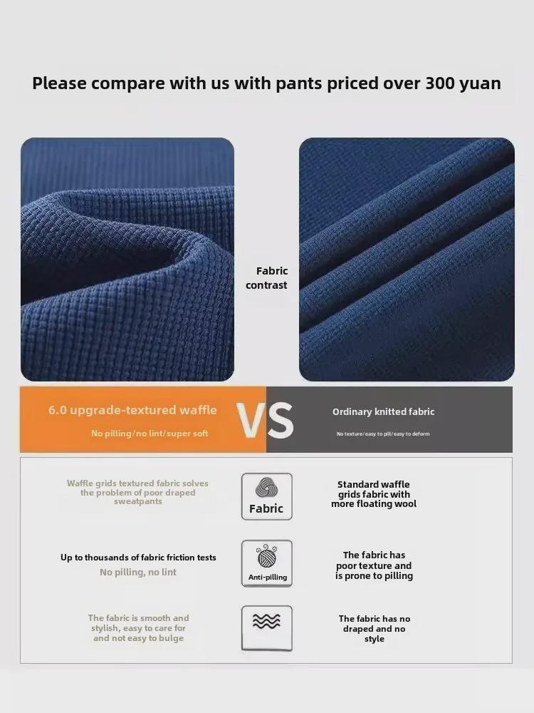 Men's Elastic Casual Pants with Loose Cuffs - 2024 Spring/Autumn Trend.