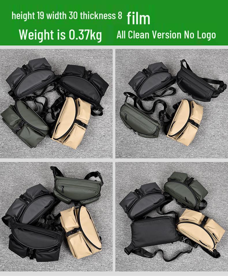 Herren Umhängetasche mit großer Kapazität für alle vier Jahreszeiten und mehreren Taschen für Outdoor-Reisen