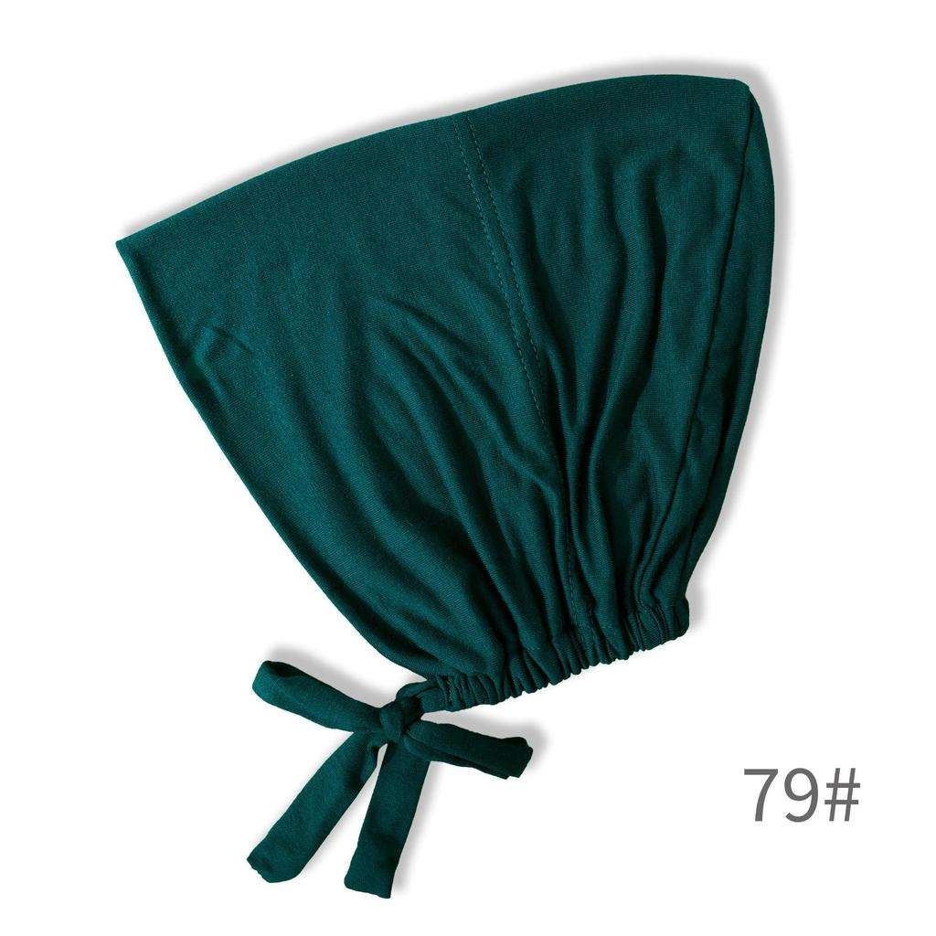Premium Mercerized Cotton Adjustable Elastic Hair Cover Cap