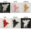 Elegant Sew on Patches Exquisite Clothing Applique Flower Embroidery Stickers  Clothes Sewing