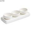 White Ceramic Dining Plate Dessert Bowl Sushi Plates Dim Sum Breakfast Bowl Sashimi Plates Steak Plate Fruit Bowls Snack Tray