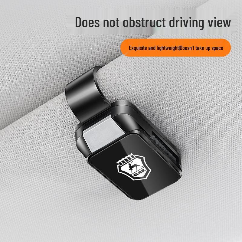 GAZ Logo Car Sun Visor Glasses & Card Storage Clip