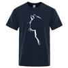 Cotton T-shirts for Funny Printed Cool Cat Animal T Shirts Oversized Loose Short Sleeve T-shirt Male Hip Hop Streetwear