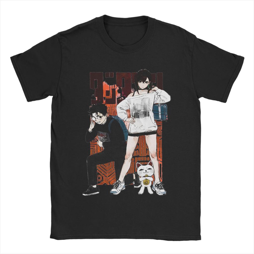 Print Dandadan Momo Anime T-Shirt Men's O-neck Short Sleeve Clothing  100%Cotton Summer Clothing