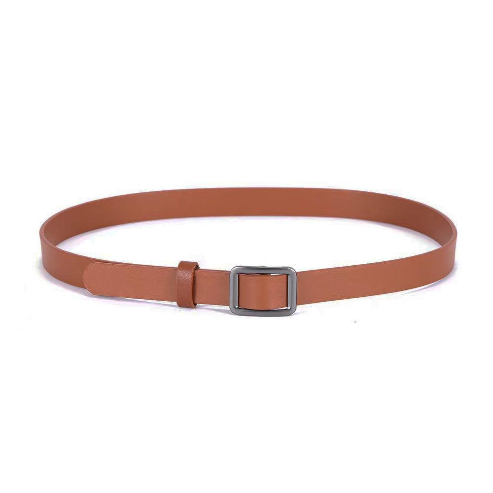 A New Korean-style InS-style Niche Belt Without Perforating, Unisex Simple and Retro Denim Belt