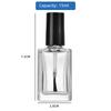 Factory Direct Sales In Stock Nail Polish Bottle Empty Glass Bottle Brush with Lid Nail Polish Sub-Packaging Blush Glue Medicine Bottle Lot
