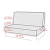 Waterproof Bench Cushion Slipcovers for RV and Travel