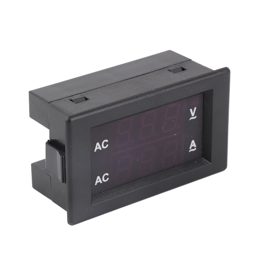 LED Digital Display AC 100.300V Voltmeter 0-100A   Meter(Red Red)