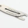 1/2Pcs Portable Thread Size Checker Heavy Duty Stainless Steel Screw Nut Bolt Size Identifier Gauge Quick Manual Measurement Tool