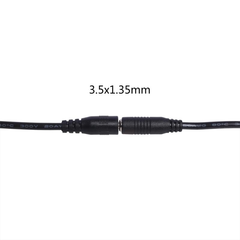 3.5mm X 1.35mm DC Barrel Plug Splitter Adapter Cable, 1x Female Plug To 2x Male or 4x Male Jack Charging Cord Wire