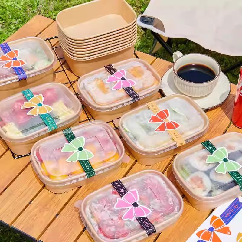 Disposable Kraft Paper Bento Boxes: Perfect for Picnics & Meals