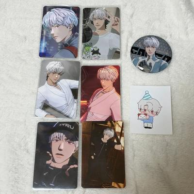 PLAVE Eunho Keep It Manic Concert Photocard Caligo 2 Can Badge Sticker Lucky Draw