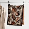Autumn and winter new double-sided color oil painting series imitation cashmere thickened warm scarf women's air conditioner shawl