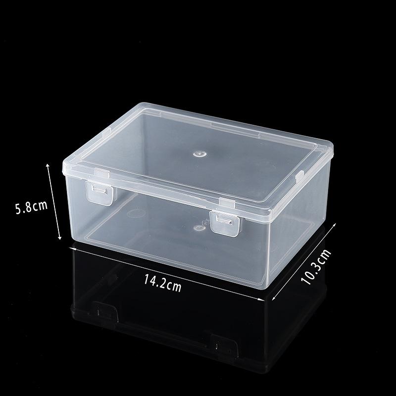 Rectangle Pp Transparent Plastic Box, Stationery Packaging Box, Electronic Components, Hardware Tools, Parts Box, Toy Storage Box