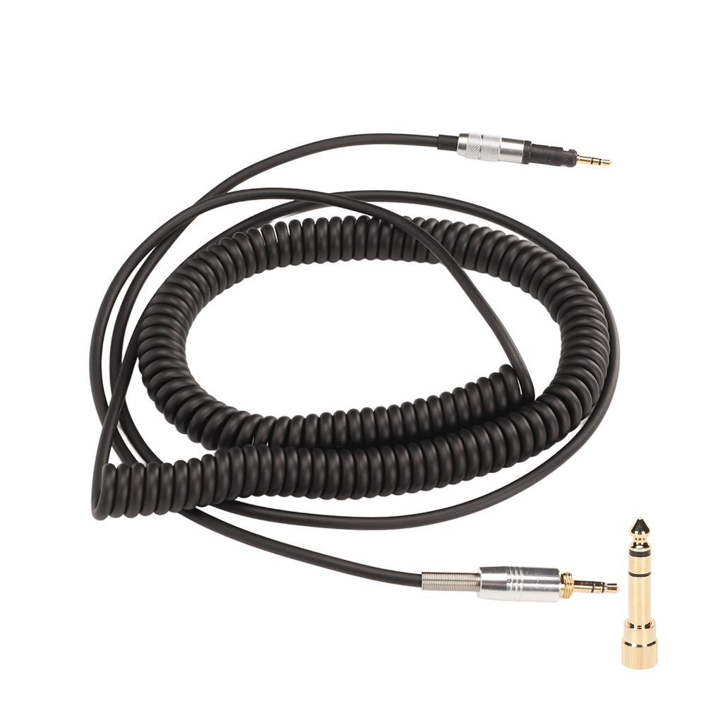 3.5mm To 2.5mm HiFi Coiled Cable for Sennheiser HD6 HD7 HD8 HD515 HD518 HD558 HD598 Home