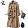 Women's Fashion Casual Solid Color Print Autumn Winter Long Sleeve POLO Neck Jackets & Coats