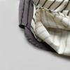Children's Summer Short Sleeve Shirt Middle Kids Stripe Standing Collar Comfortable Casual Tops