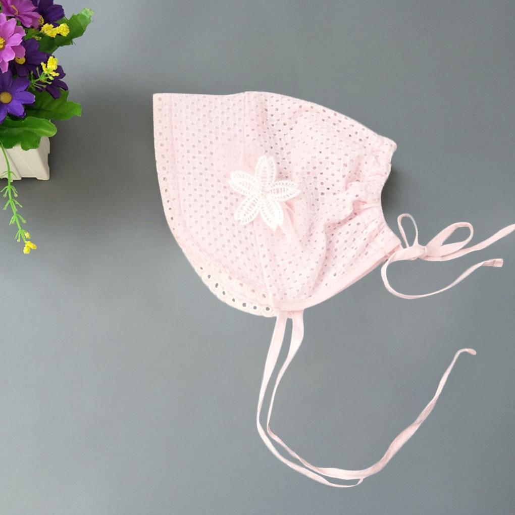 Cute Toddlers Baby Flower Girls Sun Hat Cap Summer Cotton Hat Bonnet