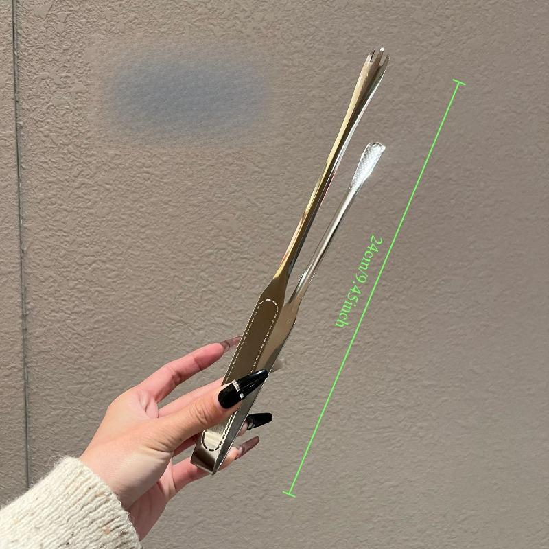 1PC Barbecue Clip Stainless Steel Korean Barbecue Special Tools Kitchen Food Tools Household Anti-scalding Steak Clip