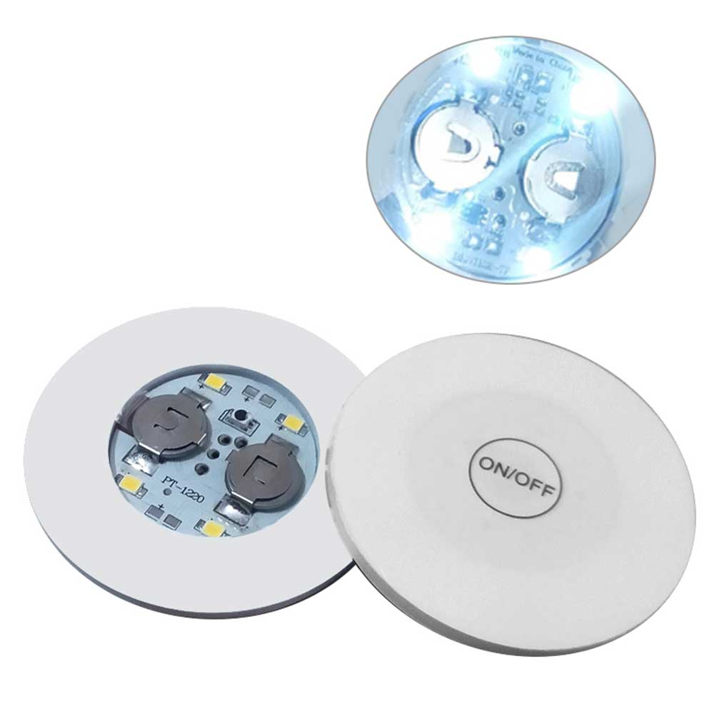 1ks Samolepky na láhev Podtácky Světla Na baterie LED Párty Nápojový podtácek Vánoce Váza Nový rok Halloween Dekorace Světlo