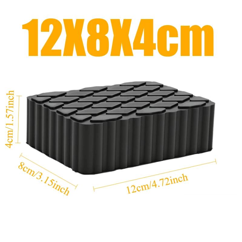 

Solid Rubber Lifting Pads Heavy Duty Lifting Blocks Non-Slip Spacers for Car Jacks High Load Protector for Jack and Racks 1PC