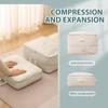 Space Saving Self Compression Organizer Portable Storage Packing Bags Quilt Compression Storage Bag for Comforters Blankets