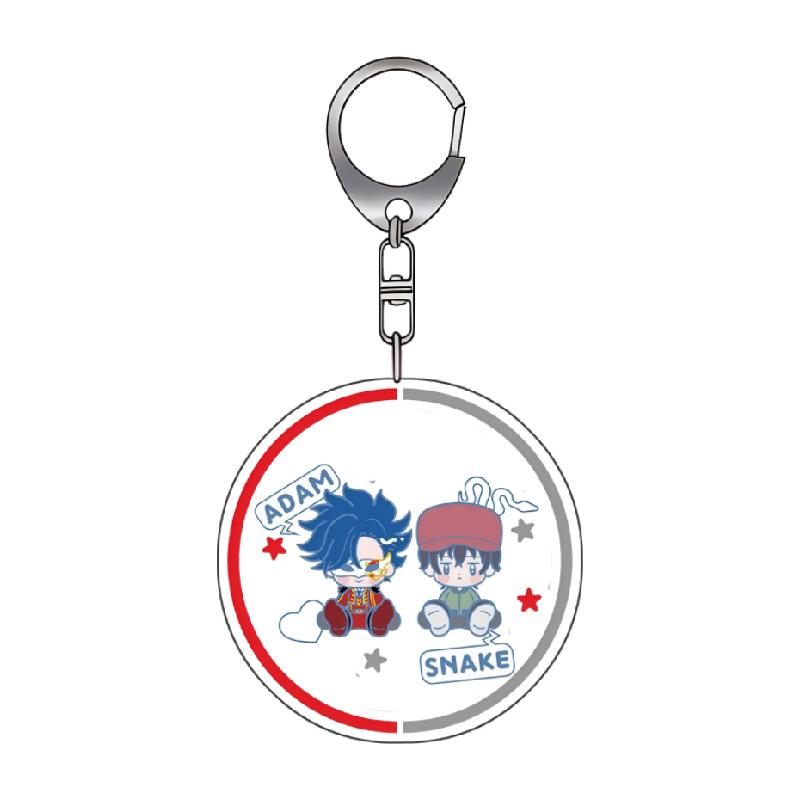 

Acrylic Key Chain for Sk8 The Infinity Cherry Blossom Joe Adam Snake Miya Shadow Reki Snow Anime Keychain Student Bag Pendant 1psc
