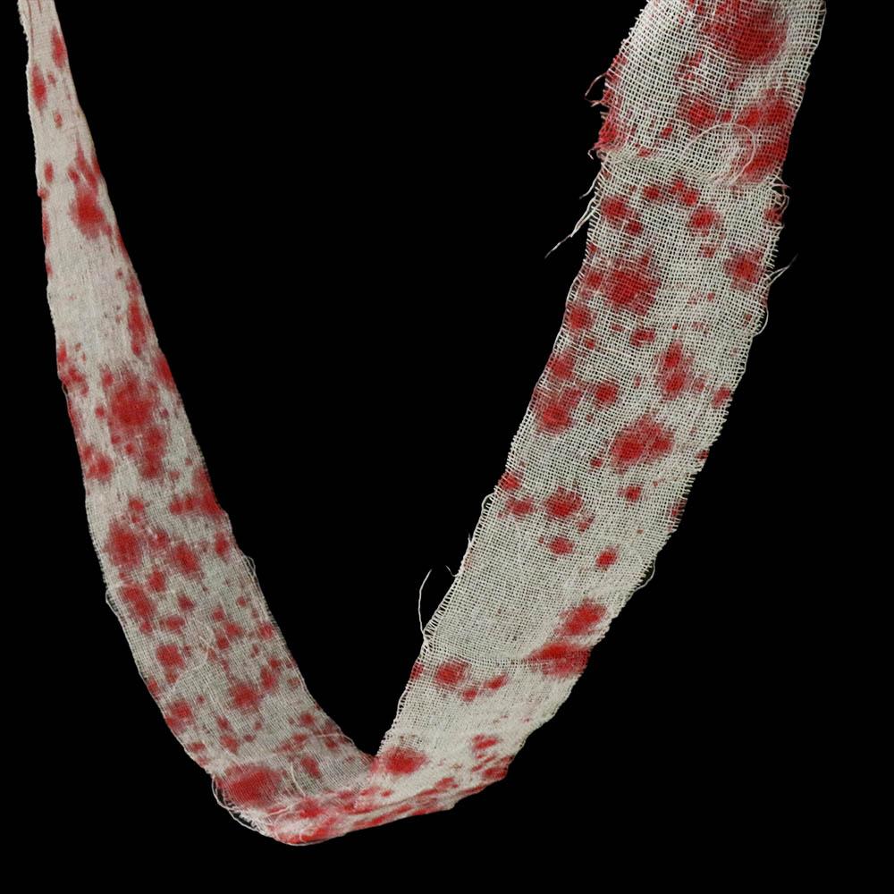Decor for Home, Party Halloween Props Blood Bandage Haunted House Supplies Blood Gauze Cloth