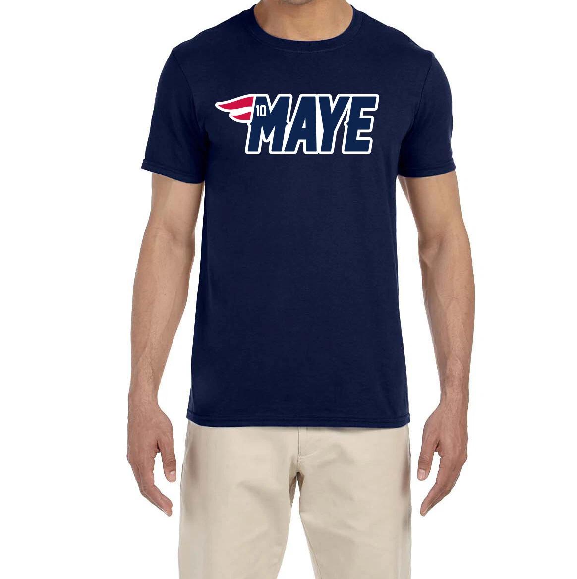 Drake Maye Logo T-shirt L