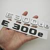 3D ABS Car Letters Logo E300e E300de Badge Sticker Rear Trunk Emblem Decals For Mercedes Benz E300e E300de W213 S213 Accessories
