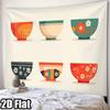 Minimalist Bowl-Shaped Design Digital Printing Polyester Wall Tapestry Suitable For Use Living Rooms Bedrooms Offices Bars Party