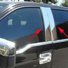 4x Chrome Car Window B Pillar Post Trim Accessories For Ford F150 F-150 2004-14