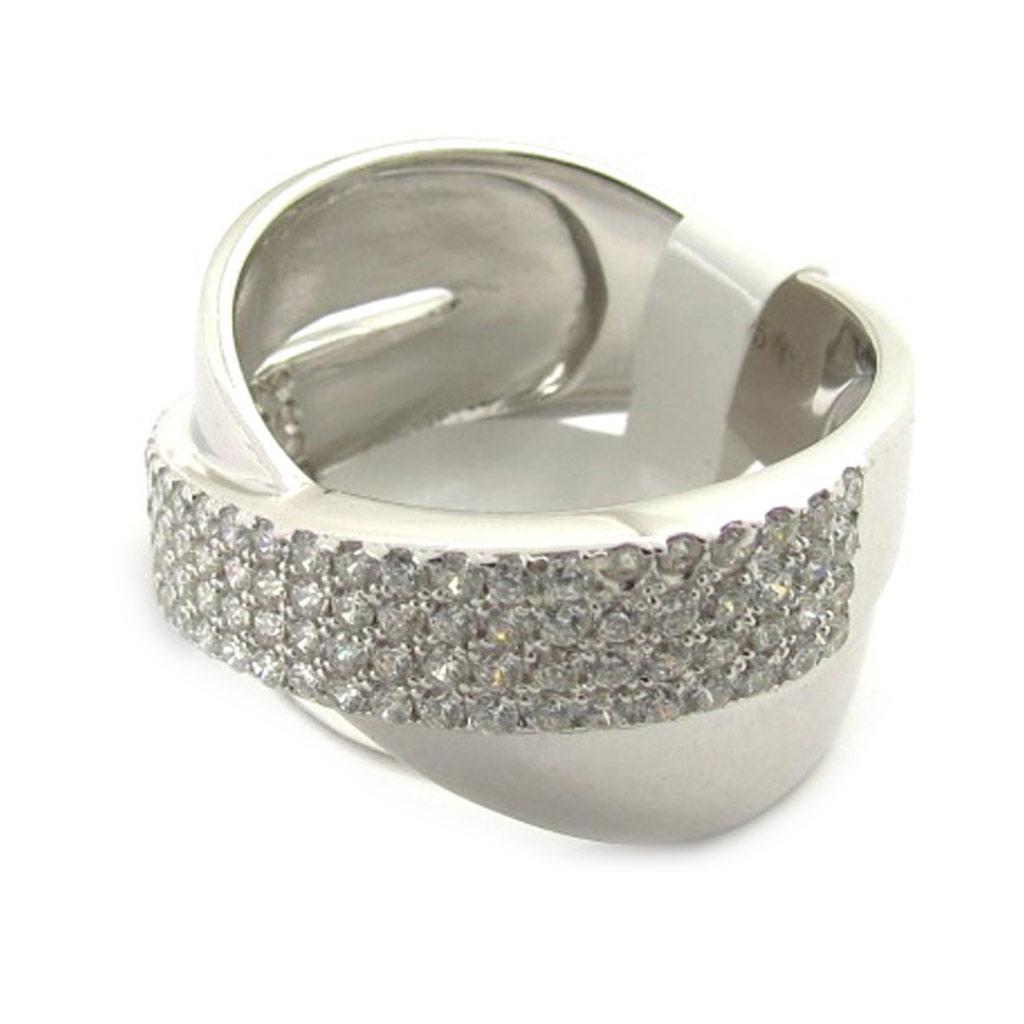 Weißer 'Sissi' Silberring