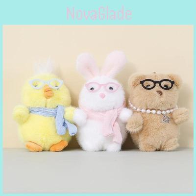 Chickens Rabbit Bear Plush Keychain With Cute Bear And Chick Soft Toy For Girls And Kids