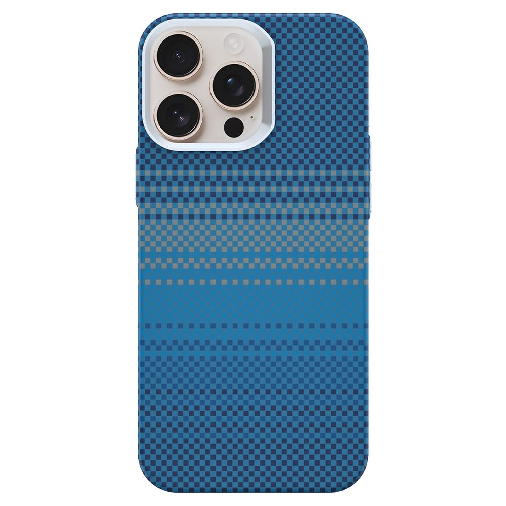 

GKK Чехол для iPhone 16 Pro, совместимый с MagSafe, жесткая поликарбонатная задняя крышка для телефона Moon Blue