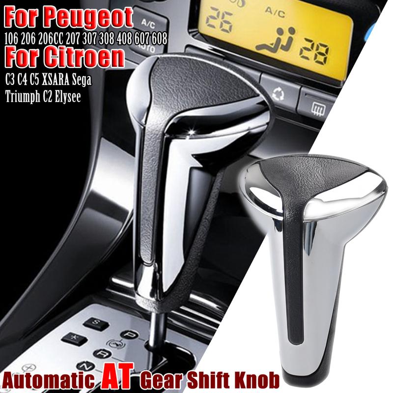 Universaln Automatic Gear Shift Knob For PEUGEOT 106 206 206CC 207 307 308 408 607 608 CITROEN C3 C4 C5 XSARA Sega Triumph C2