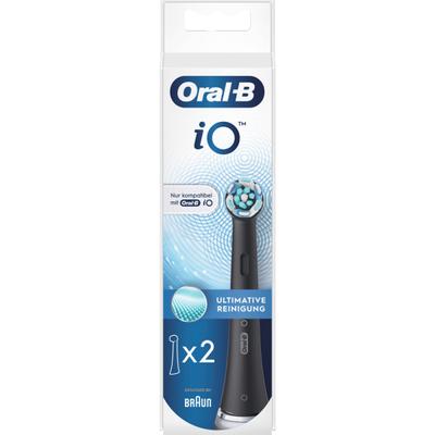 Replacement Toothbrush Head iO Ultimate Cleaning Black 2pcs