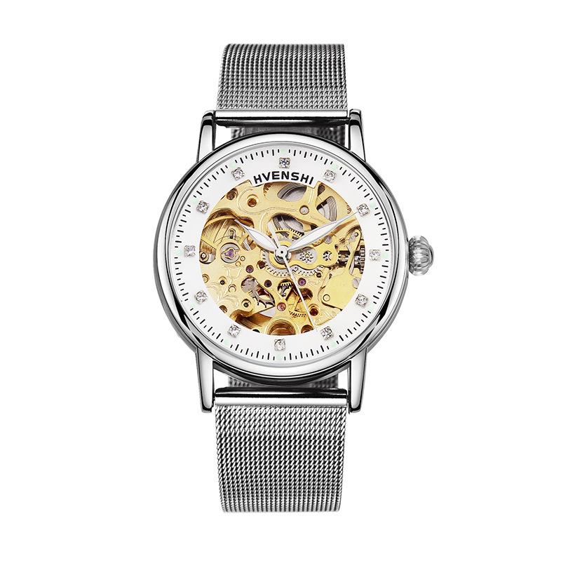 Royal Teacher Women S Watch Double-Sided Hollow Automatic Mechanical Watch Fashion Steel Belt Watch Women S Fashion Women S Watch