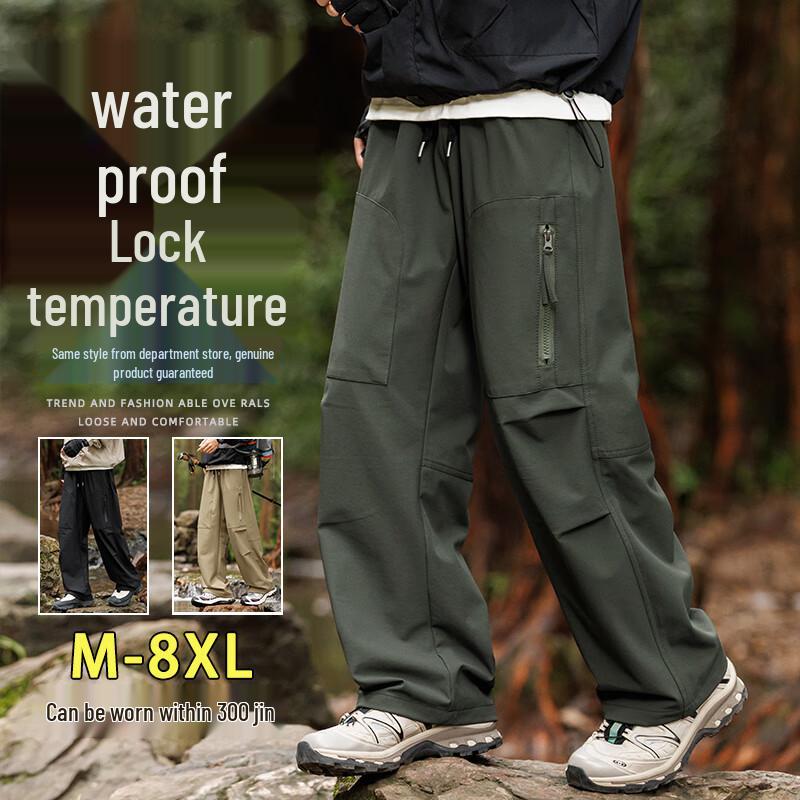 Pantalones Cargo Impermeables para Hombre de Tallas Grandes para Exteriores