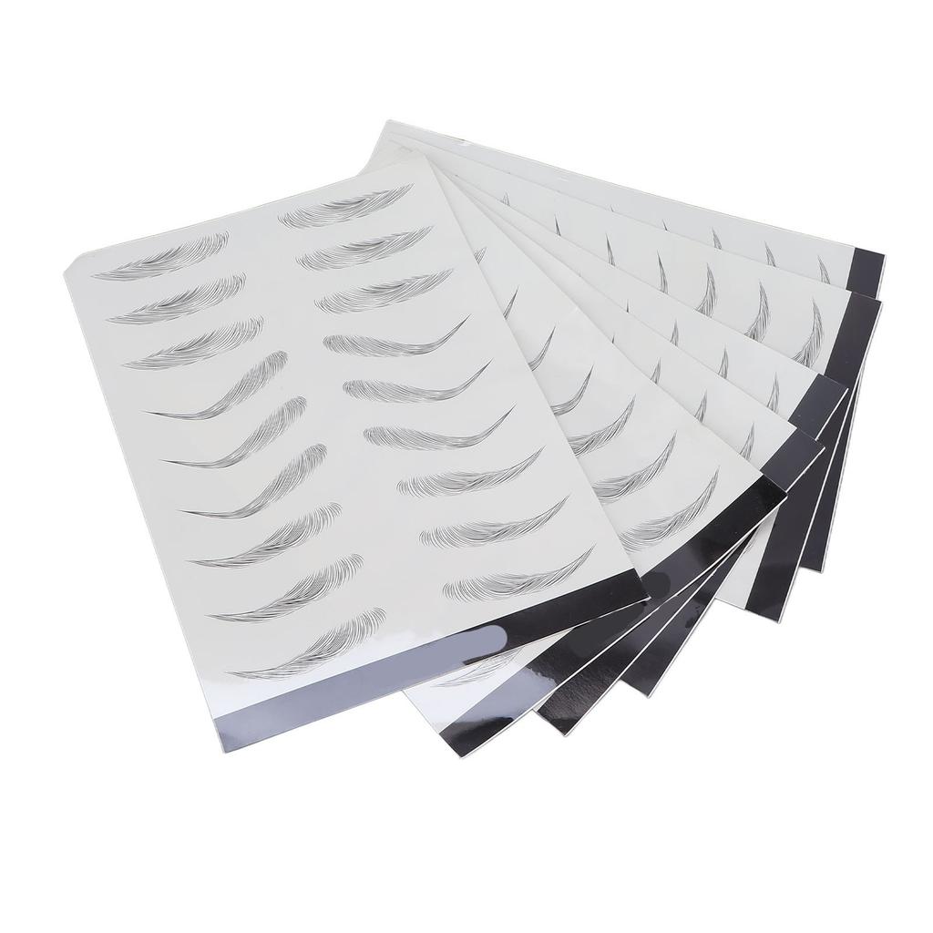 Eyebrow Tattoos Stickers 6D Nature Waterproof Temporary Tattoo Eyebrow for Eyebrow Grooming Shaping