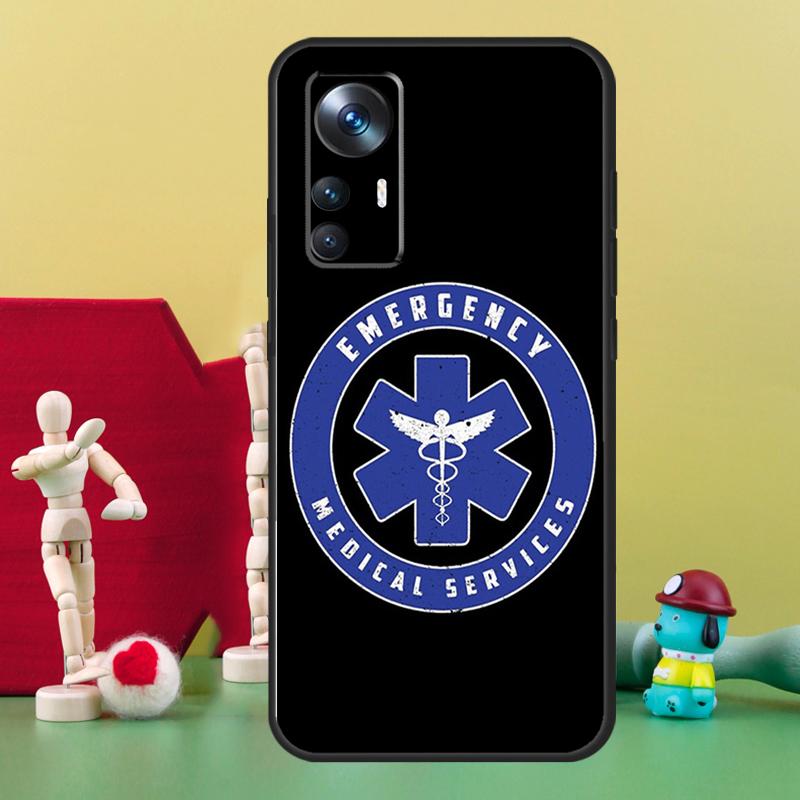 Emergency Medical Star of Life Case For Xiaomi 15T 14T 13T Pro 13 14 15 Ultra 17 Pro Max POCO F5 F6 F7 X5 X6 X7 Pro Cover