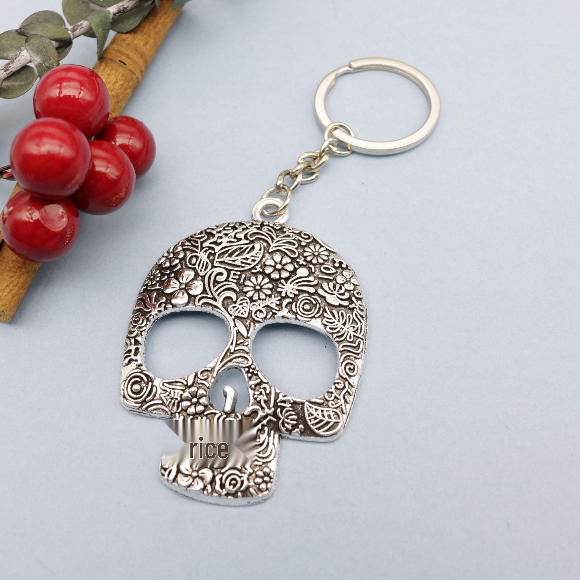 Xiyin Hot Selling Simple Skull Keychain Pendant