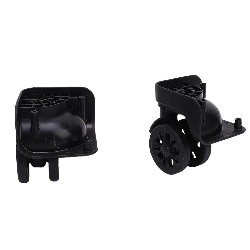 1 Pair Luggage Suitcase Wheels Trunk Luggage Wheels Spare Part Universal Casters Replacement Silent Double Row for