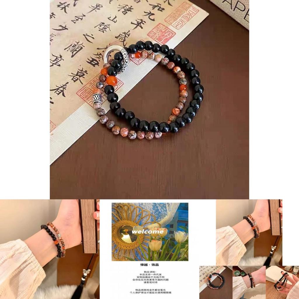 Handgefertigtes Perlenarmband aus Naturstein Schmuck im ethnischen Stil für Männer und Frauen