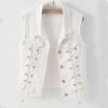 Women's Slim Denim Vest - Trendy Spring & Autumn Cardigan Outerwear 2023