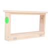 Bee Breeding Box Double Sided Acrylic Board Wooden Bee Hive Observation Box with Vents Beekeeping Supplies