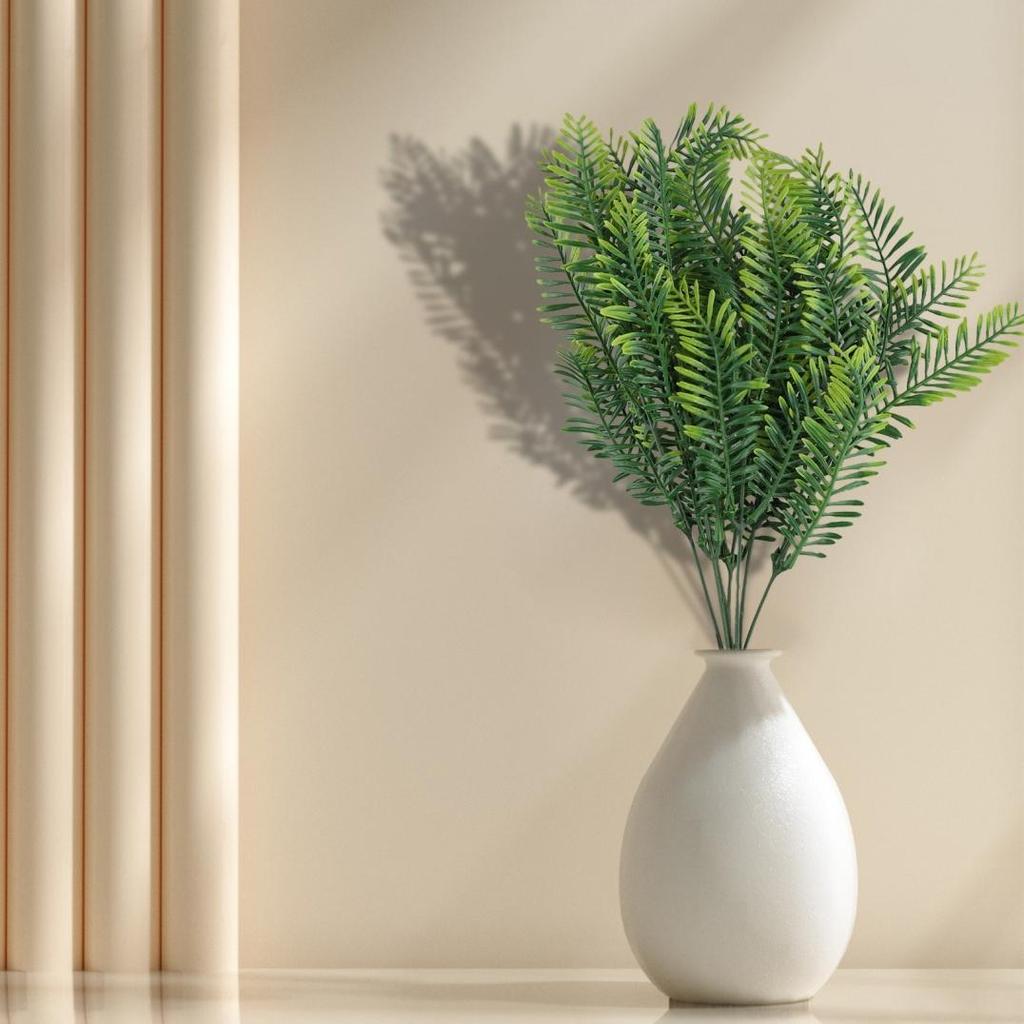 Artificial Plants Fake Leaf Foliage  for Bush Home Office Garden Outdoor Decors