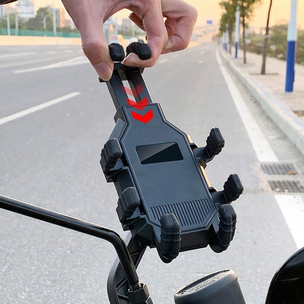 Octopus Shockproof Phone Holder Motorcycle Bicycle Stand Motorbike Bike Handlebar & Rearview Mirror Cellphone Navigation Bracket