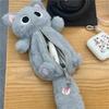 Stuffed Animal Plush Pencil Case Siamese Cat Cat Pencil Bag Stationery Bag  Learning
